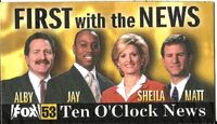 Fox 53 News Anchor Team in 2001.