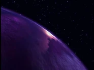 The middle part of the logo without the 3 comets flying around. It is found on shows such as Hercules the Series and on Stephen King's Desperation.