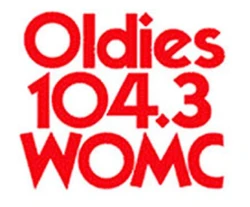Oldies 104.3 WOMC logo