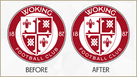 New Woking FC logo (Option B, small changes)