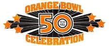 50th anniversary badge, used during the 1984 Orange Bowl.