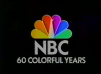 The first appearance of the new NBC peacock logo (NBC 60th Anniversary Celebration) #2