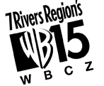 Cable-only The WB affiliation logo, as "WBCZ" (1998–2006)