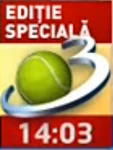 Ediție specială on-screen bug (June 7, 2014, used during the Roland Garros finale)