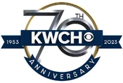 Logo commemorating KWCH's 70th anniversary in 2023