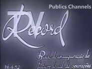 First ident. (Inauguration Party of Location-Future Operations), due to the birth of its second TV channel in Brazil.