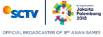 Official broadcaster of 18th Asian Games logo