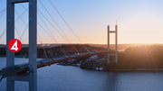 Tjörnbron at dawn, Tjörn