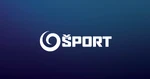 Logo on dark background.