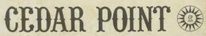 1965 Cedar Point logo