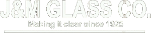 J&M Glass Co. logo