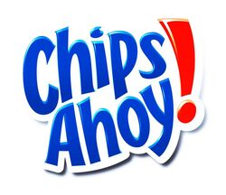 chips ahoy logo black and white