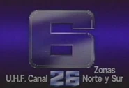 Logo with channel 26 in the North and South Zones