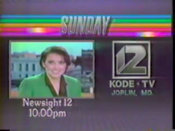 KODE-TV Newssight 12 1987 Promo