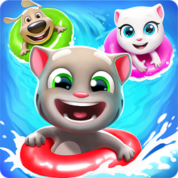 talking tom pool vs talking tom time rush 