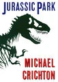 Tyrannosaurus skeleton on the original Jurassic Park book cover, designed by Chip Kidd