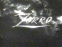 Zorro 1957 show logo