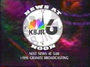 KBJR-TV's News 6 At Noon Video Close From September 1995