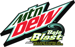 mountain dew baja blast logo