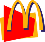 1995-2010 variant, in which this logo was only used on packaging as a secondary logo, also on Apple Dippers packaging until 2010.