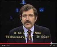 Right to Know "Wednesdays" promo (early 1986)