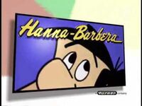 Turner logo used on some on-screen logos of Hanna-Barbera. Note that the byline stylizes as "a (Turner logo) company."