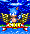 Miniture logo as exit icon sprite in Time Attack menu