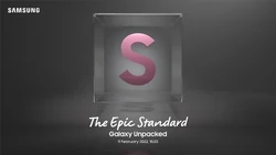 Galaxy Unpacked 2022 Episode 1, focusing on the Galaxy S22 series and the Galaxy Tab S8 series