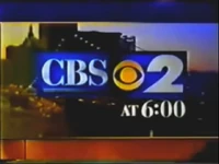 CBS 2 Information Network "The News 6PM/CBS 2 News 6PM" intro (October 2000–September 2001)