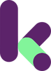 On-screen bug (purple and turquoise) (2015-present)