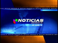 KTVW Noticias 33 custom opening graphic used around 2003/4 to 2006.