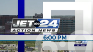 JET24 Action News 6PM open and onscreen bug (2023-present)