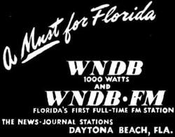 WNDB Daytona Beach 1955