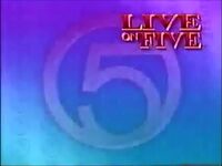 Live on Five logo (1993)