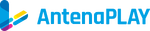 Logo with blue wordmark