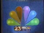 Station ID using Pinnacle Productions' "Mechanical" 1995 ID (1996)