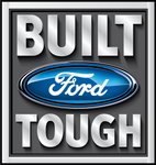 Alternate logo with slogan "Built Ford Tough" used on trucks