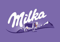 Milka logo with cow (2018)