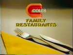 1984 Coles Family Restaurants Commercial