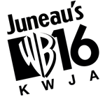 Cable-only The WB affiliation logo, as "KWJA" (1998–2006)