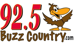 92.5 Buzz Country Logo