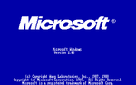 Startup (Windows 2.03, Wang and Amstrad OEMs)