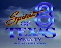 WFAA "Spirit of Texas" ID from the News 8 Update in October 1987.