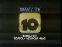 1981-85 version of WAVY station ID used prior to the station's newscasts