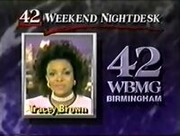 WBMG 42 News Tracey Brown Promo 1990