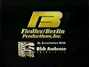Version of the logo with the Rick Ambrose Television logo and the text "In Association With" under the Fiedler/Berlin Productions logo. As seen on Wordplay.