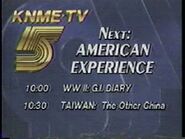 KNME-TV Schedule in 1989