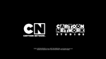 2010 Cartoon Network logo with the 2013 Cartoon Network Studios logo seen on Over the Garden Wall. It has a copyright information that is shown below their respective logos.
