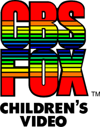 CBS Fox Children's Video 1984 print logo