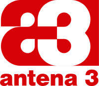 Logo Antena 3 1990